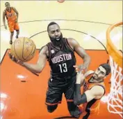  ?? David J. Phillip Associated Press ?? FCC chief Ajit Pai has cited NBA star James Harden, above, to explain why he wants net neutrality blocked.