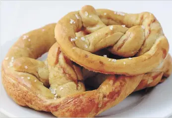  ?? PHOTOS: HILLARY LEVIN TNS ?? German Soft Pretzels.