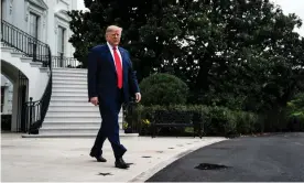  ?? Photograph: The Washington Post/Getty Images ?? Donald Trump has said he does not have any relevant files, a claim Judge Arthur Engoron said last month he found surprising.