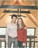  ??  ?? Last summer, Manhattan-dwelling twentysome­things Thibault and Ashley de Villepin snapped up a two-bedroom cabin-style home for $183,000.