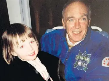  ?? Knox family ?? FORMER Rams and Seahawks coach Chuck Knox always doted on Lee Ann, the first of his six grandchild­ren.