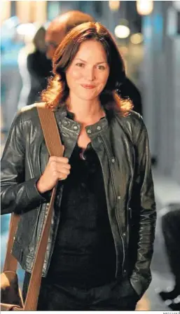  ?? MEDIASET ?? Jorja Fox es Sara Idle, investigad­ora de ‘CSI Las Vegas’ y ‘CSI Vegas’.