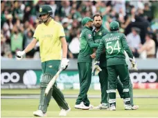  ?? Reuters African News Agency (ANA) ?? SOUTH AFRICA were eliminated from the 2019 ICC World Cup after a 49-run defeat against Pakistan last Sunday. |