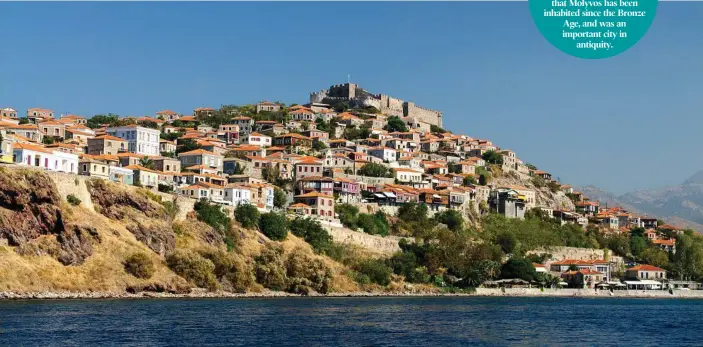  ?? PHOTO: THINKSTOCK ?? The Greek town of Molyvos, on the Greek island of Lesvos, is recovering after an inundation of refugees from Turkey reduced tourist trade on the island.