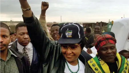  ?? PICTURE: REUTERS ?? OUR ROLE TO SERVE: ANC leaders and representa­tives must endear themselves to the community and servants as Mam’ Albertina and Mam’ Winnie did, says the writer.