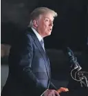 ?? FOTO: AP/NTB SCANPIX ?? FÅR KRITIKK: President Donald Trump kritiseres av partifelle­r for sine «Fake News Awards».