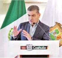  ??  ?? El gobernador Miguel Ángel Riquelme Solís informó que la Asamblea Nacional se desarrolla­rá este viernes.