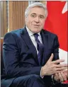  ?? CP PHOTO ?? Newfoundla­nd and Labrador Premier Dwight Ball is shown in Ottawa Tuesday.