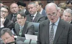  ?? AP ?? British government legal council James Eadie speaks at the Supreme Court on Monday in a landmark case about who has the power to trigger Britain’s exit from the European Union, the government or Parliament.