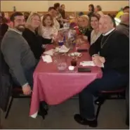  ?? SUBMITTED PHOTO - MARIE ESTHER JOSEPH ?? Family and friends enjoying ethic German meals before hitting the dance floor at Fasching hosted by the Reading Liederkran­z Club.