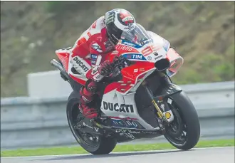  ?? FOTO: GETTY ?? Jorge Lorenzo buscará en Austria ganar con Ducati, algo que no logró Rossi en dos temporadas