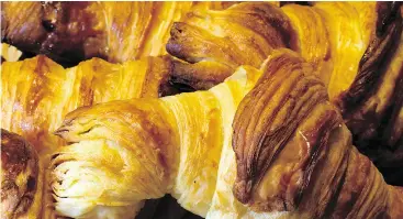  ?? JOEL SAGET / AFP / GETTY IMAGES FILES ?? Nearly a quarter of the croissant is butter, and there’s a butter shortfall in France.