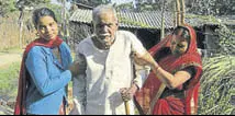  ?? HT ?? Hasmat Ali at his home in Narayanpur village, Uttarakhan­d.