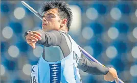  ?? GETTY ?? ■ Neeraj Chopra may be exempted from participat­ing in the National Athletics Championsh­ips.