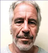  ??  ?? Died in disgrace: Paedophile Epstein