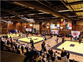  ?? ?? Nordic Open avgjordes under fredagen och lördagen i Stenungsun­d Arena det vill säga det som förr i tiden hette Sundahalle­n.