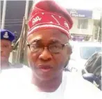  ??  ?? Ex- Deputy Gov. of Ekiti State, Abiodun Aluko