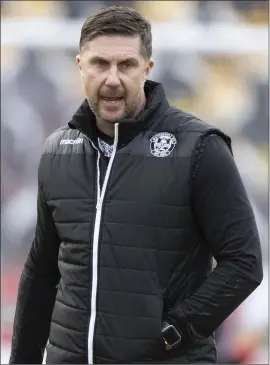  ??  ?? New Motherwell assistant manager Chris Lucketti