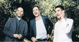  ??  ?? Raimon Puigjaner, Pablo Sánchez y Pep Tarifa fundaron R4S en el 2010, en plena crisis económica