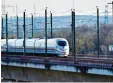  ?? Foto: Martin Schutt, dpa ?? Auf der Neubaustre­cke nach Berlin läuft es noch nicht rund.