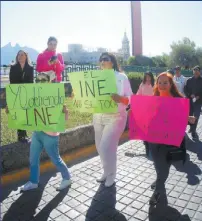  ?? ?? La movilizaci­ón del 13 de noviembre sacó a las calles a la ciudadanía nuevoleone­sa.