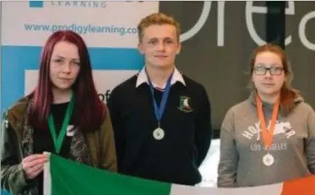  ??  ?? Coláiste Chill Mhantáin student Jack Shanahan, who performed exceptiona­lly well at the National Final of the Microsoft Office Specialist (MOS) Exams in Ireland and will represent Ireland at the MOS Four Nations in Design Museum London on June 22.