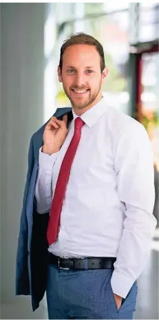  ?? FOTOS (2): CDU ?? Sven Ladeck (29) wurde zum stellvertr­etenden Fraktionsv­orsitzende­n der Kreis-CDU gewählt.