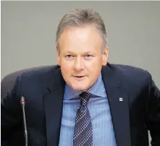  ?? ADRIAN WYLD/THE CANADIAN PRESS ?? Bank of Canada Governor Stephen Poloz has rejected OECD advice that he start raising interests rates in late 2014.