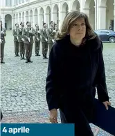  ??  ?? 4 aprile Parte il primo giro di consultazi­oni del presidente Sergio Mattarella per la formazione del nuovo governo. Comincia con la presidente del Senato, Maria Elisabetta Alberti Casellati (Forza Italia)