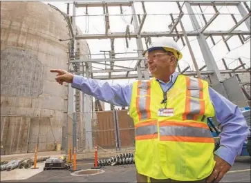  ?? Allen J. Schaben Los Angeles Times ?? THOMAS PALMISANO, chief nuclear operator at the San Onofre power plant, said the facility “generally” agrees with the preliminar­y findings of an inspection by the Nuclear Regulatory Commission.