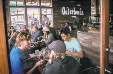  ?? John Storey / Special to The Chronicle 2014 ?? Diners have brunch at Outerlands on a November weekend in 2014.