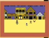  ??  ?? » [C64] The positive aspect of a shootout in High Noon is that the local undertaker has plenty to busy himself with.