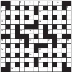  ?? PRIZES of £20 will be awarded to the senders of the first three correct solutions checked. Solutions to: Daily Mail Prize Crossword No. 15,727, PO BOX 3451, Norwich, NR7 7NR. Entries may be submitted by second-class post. Envelopes must be postmarked no l ??