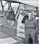  ?? ?? Mossman while training to be a Tiger Moth pilot