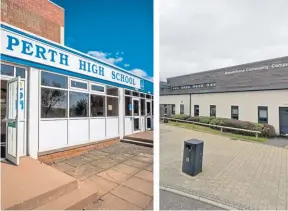  ?? ?? INTEGRITY: Perth High School and Breadalban­e Academy.