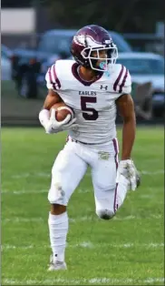  ?? PILOT PHOTO/KAREN LEE ?? Culver Academy’s Jaxon Mull was named all-state for Class 4A by the IFCA.