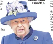  ??  ?? A hacking cough recently sidelined Queen Elizabeth II.