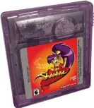  ??  ?? Original copies of Shantae for the Game Boy Color now cost around $600, but this version re-released by Limited Run Games costs less. Photograph: Limited Run Games & WayForward