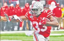  ?? ?? Some Ohio State athletes, post-Covid, showed heart abnormalit­ies similar to the one that likely caused footballer Christian Eriksen (above left) to collapse during a game last June.