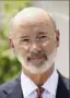  ??  ?? Gov. Tom Wolf says he will support whoever wins the Senate Democratic primary.