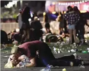  ??  ?? Festival-goers endured 11 minutes of terror