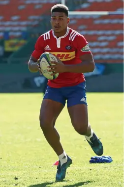  ?? BACKPAGEPI­X ?? NOT JUST A HYPED-UP JUNIOR: Damian Willemse has shown plenty in his limited game time, and he promises much more.