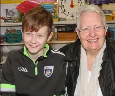  ??  ?? Jack O’Leary with is grandmothe­r Eileen O’Leary.