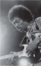  ?? PNG ?? Jimi Hendrix’s status as a guitar hero is undiminish­ed years after his untimely death.