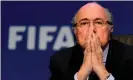  ?? Photograph: Fabrice Coffrini/AFP/Getty Images ?? Sepp Blatter was one of the great sports dictators with Diack following his path of complete authority.