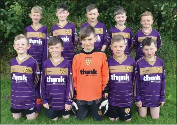  ??  ?? Wexford Albion B. Back (from left): Ryan Paige, Callum Fowler, Darragh McLaughlin (capt.), Sam Clancy, Dougie O’Dowd. Front (from left): Logan Byrne, Sam Molloy-Nolan, T.J. Furlong, Danny Mallon, Cian Leacy.