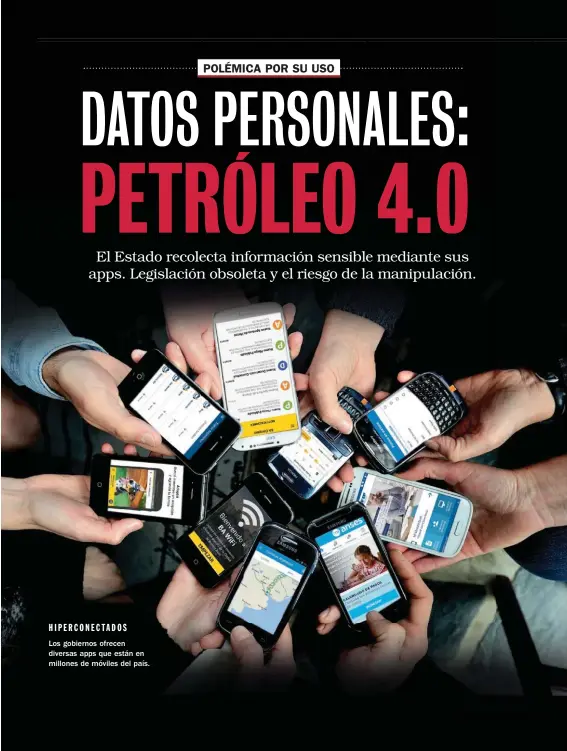  ?? FOTOS: ?? Los gobiernos ofrecen diversas apps que están en millones de móviles del país.