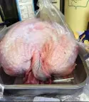  ??  ?? Bad taste: Turkey bought by Carl Barber who said it was out of date, despite label saying Dec 26