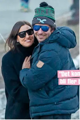  ??  ?? Irina Shayk och Bradley Cooper blev nyligen föräldrar till en liten flicka.