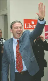  ?? - Acadie Nouvelle: Jean-François Boisvert ?? Le nouveau député de MadawaskaR­estigouche, René Arseneault.